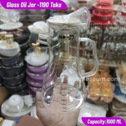 Borosilicate Oil Jar-1000 ml