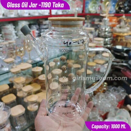 Borosilicate Oil Jar-1000 ml
