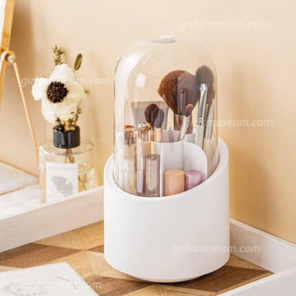 360° Rotating Makeup Brush Holder